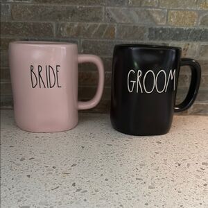 Bride and Groom Mug Set - Rae Dunn